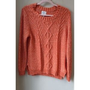 Cable knit fisherman sweater